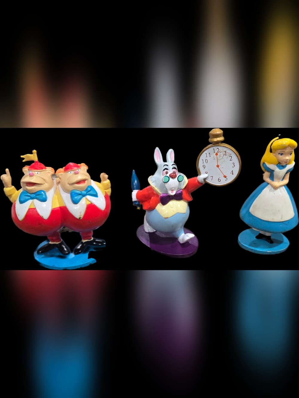 Alice in Wonderland Character Figurine Set - Colorful Kids Toy Collection - Picture 2 of 3